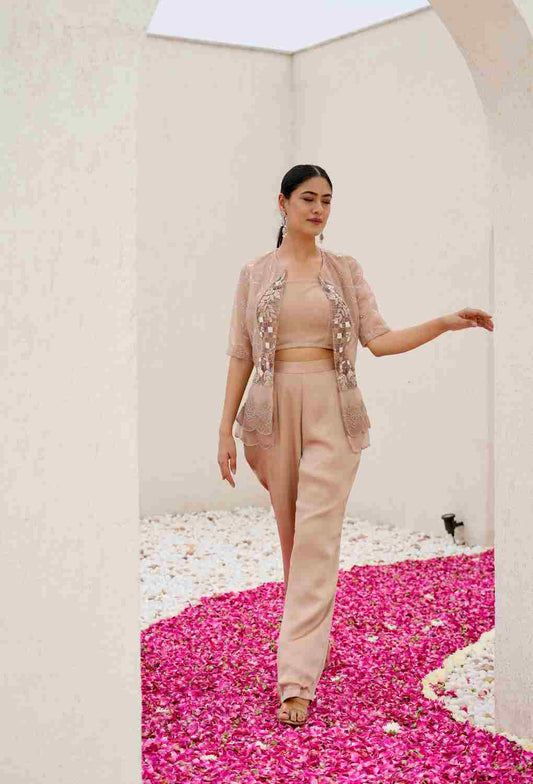 Mouse 3 pc Set With Heavy Cutwork Jacket