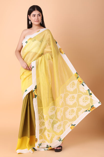 Yellow Saree