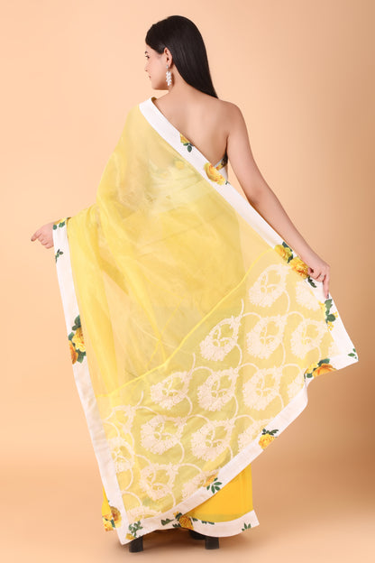 Yellow Saree